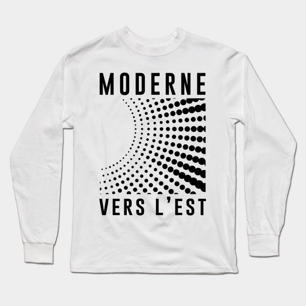 Moderne † Original Design Long Sleeve T-Shirt by unknown_pleasures